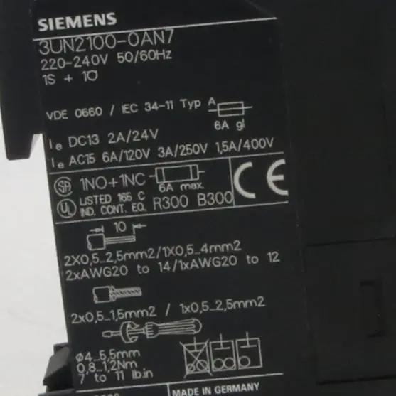 Siemens 3UN21 00 0AN7 Thermistor Tripping Unit-Thermistor Tripping Unit-Used Industrial Parts