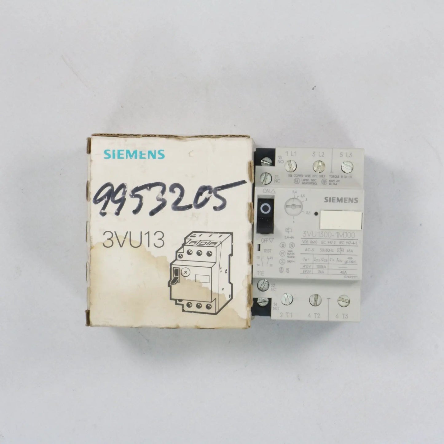 Siemens 3VU1300-1MJ00 Circuit Breaker-Circuit Breaker-Used Industrial Parts