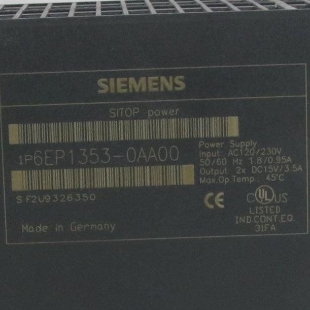 Siemens 6EP1353-0AA00 Stabilized Switched-Mode Power Supply-Stabilized Switched-Mode Power Supply-Used Industrial Parts
