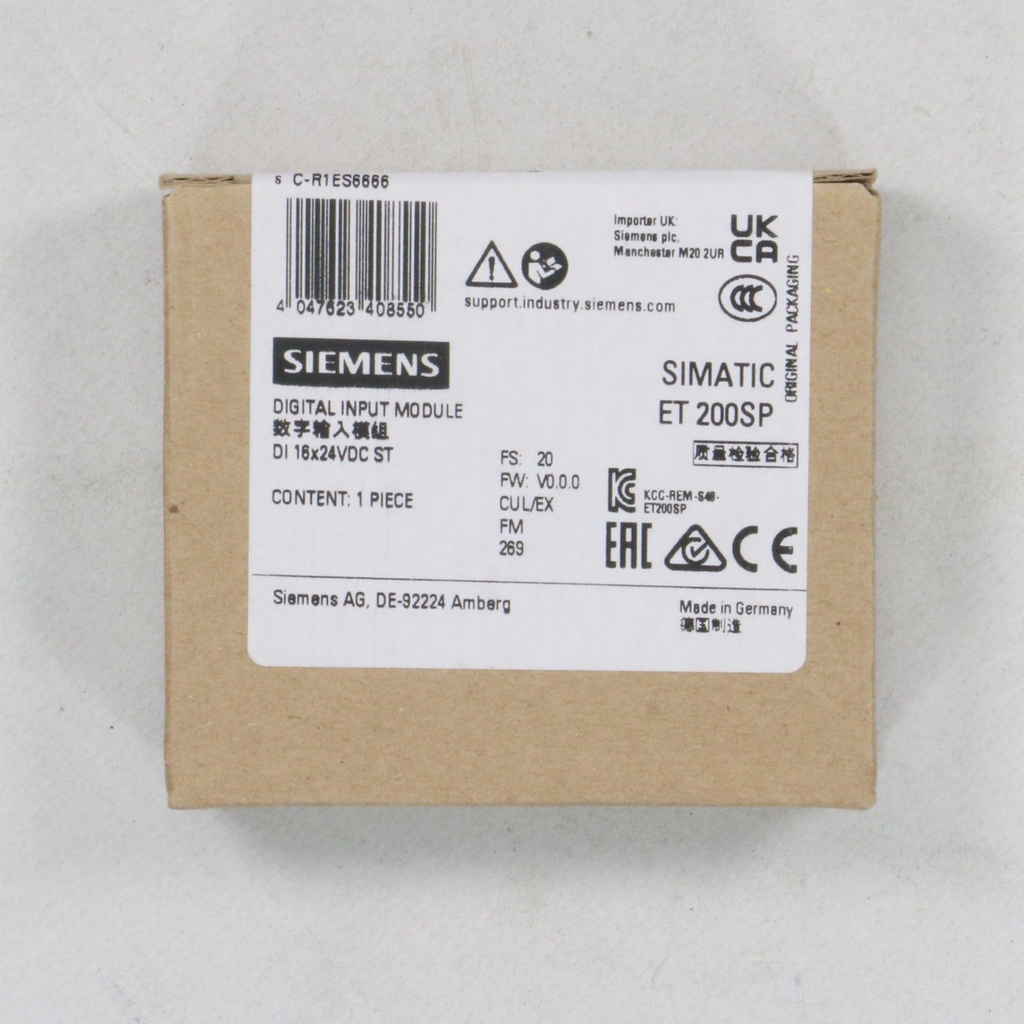 Siemens 6ES7 131 6BH01 0BA0 Digital Input Module-Digital Input Module-Used Industrial Parts