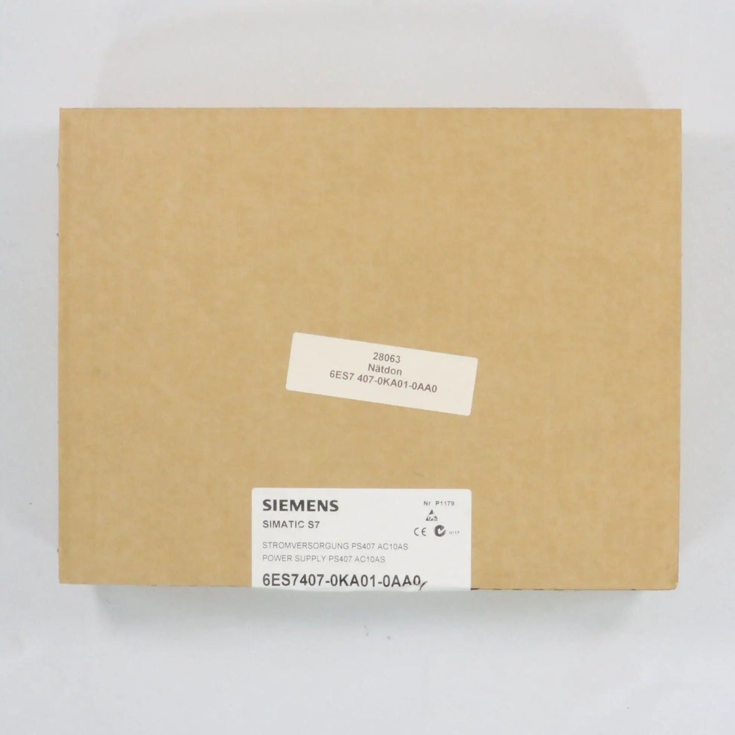 Siemens 6ES7 407-0KA01-0AA0 Power Supply-Power Supply-Used Industrial Parts