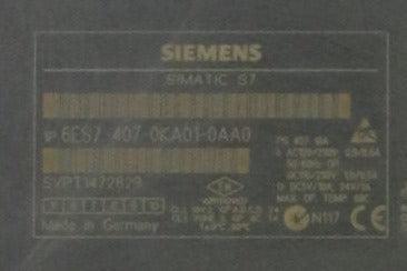 Siemens 6ES7 407-0KA01-0AA0 Power Supply - Used-Power Supply-Used Industrial Parts