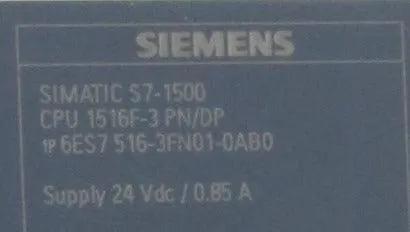 Siemens 6ES7 516-3FN01-0AB0 CPU Module-CPU Module-Used Industrial Parts