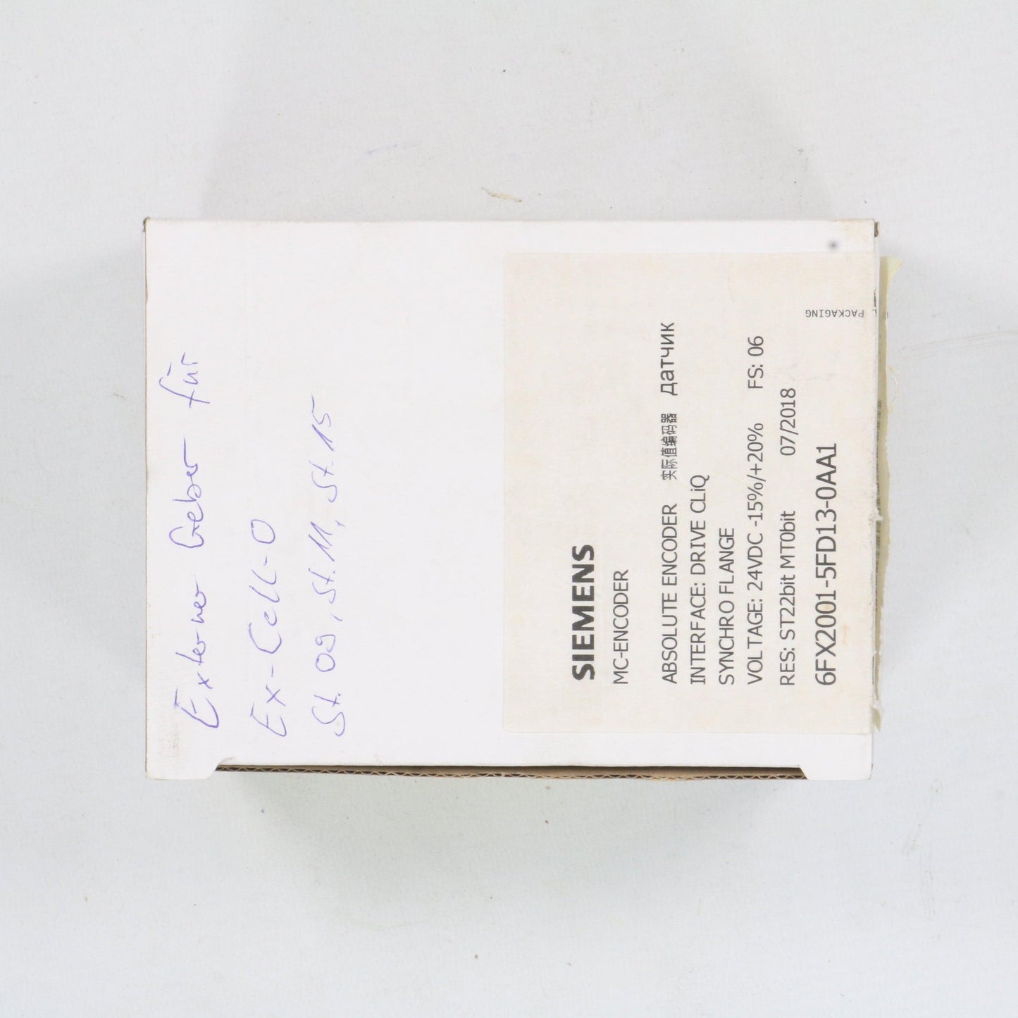 Siemens Absolute Encoder 6FX2001-5FD13-0AA1-Encoder-Used Industrial Parts