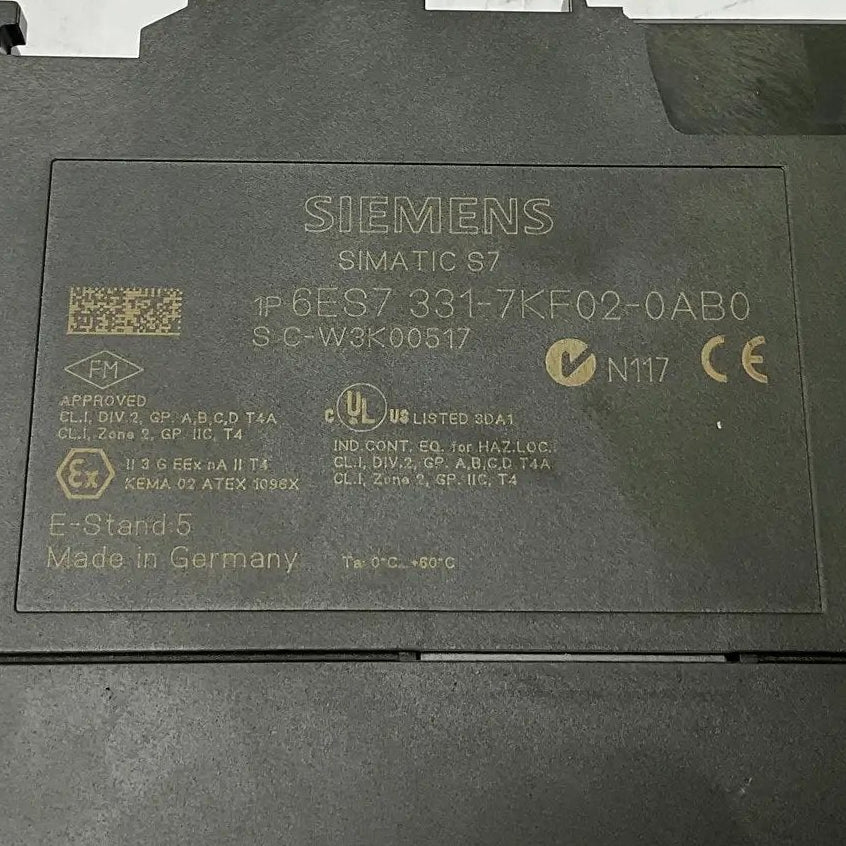 Siemens SM331 Analog Input Module - 6ES7 331-7KF02-0AB0-Analog Input Module-Used Industrial Parts