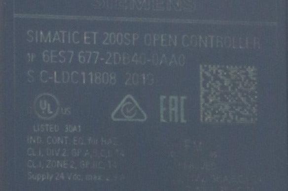 Siemens Simatic ET 200SP 6ES7 677-2DB40-0AA0 Open Controller-Open Controller-Used Industrial Parts