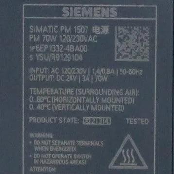 Siemens Simatic PM 1507 Stabilised Power Supply 6EP1332-4BA00-Stabilised Power Supply-Used Industrial Parts