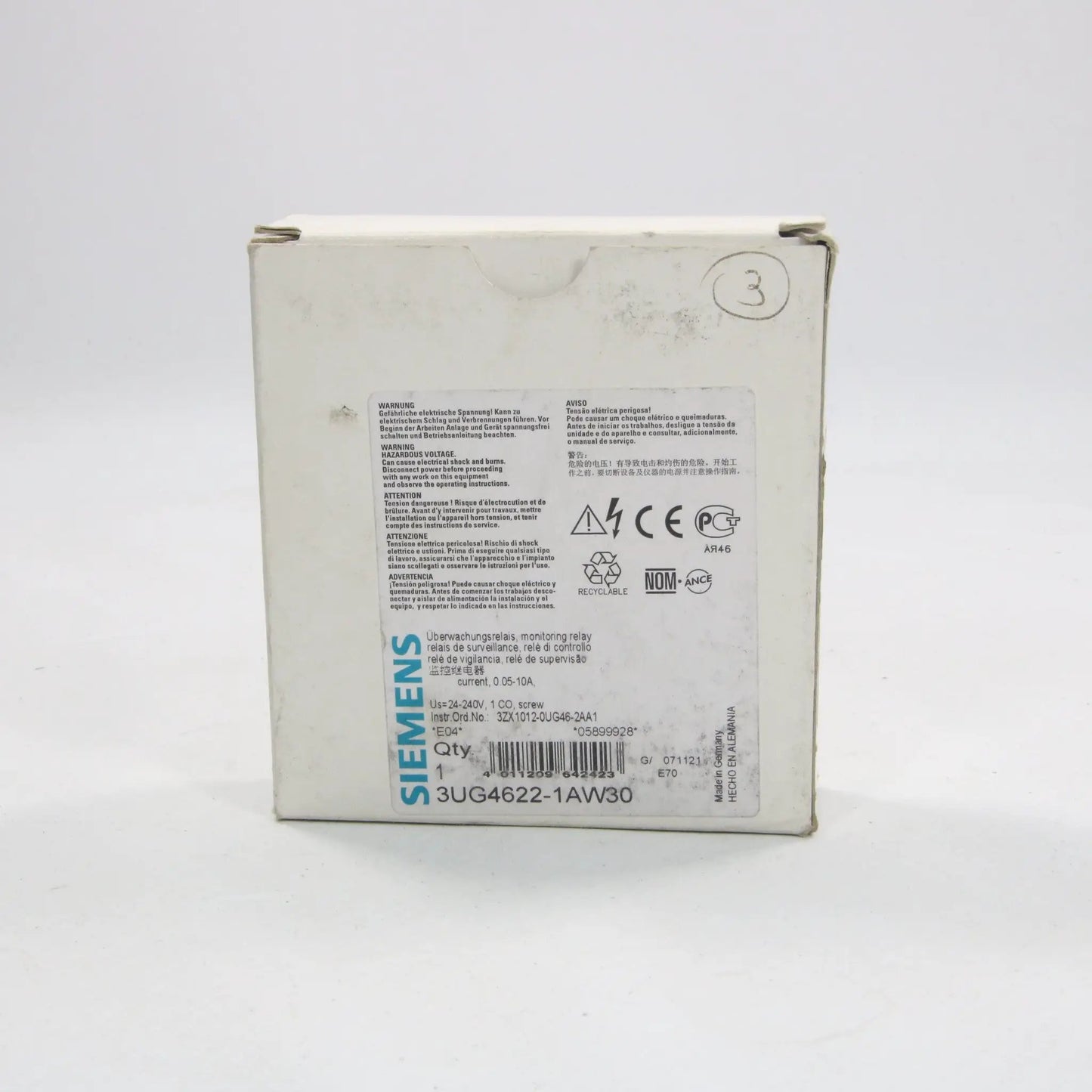 Siemens Sirius 3UG4622-1AW30 Digital Monitoring Relay-Digital Monitoring Relay-Used Industrial Parts