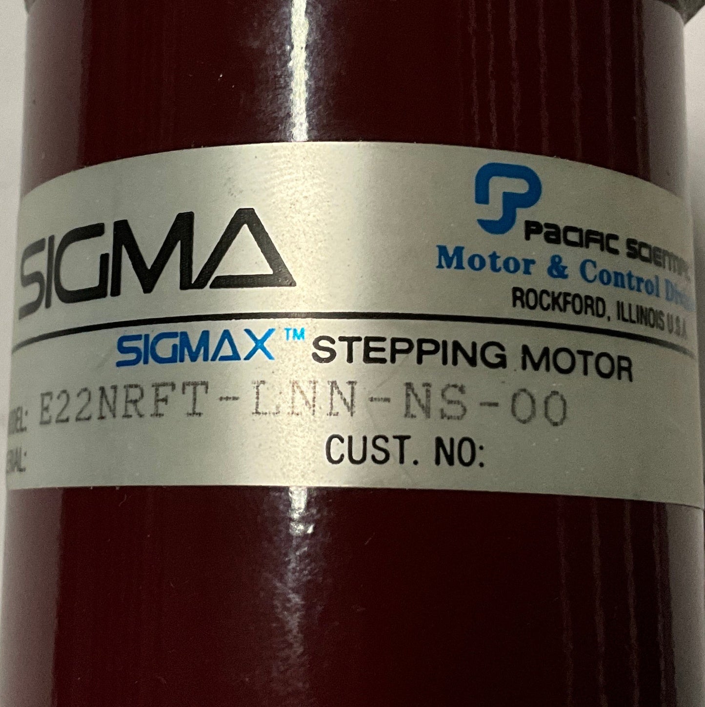 Sigma E22NRFT-LNN-NS-00 Hybrid Stepping Motor-Hybrid Stepping Motor-Used Industrial Parts