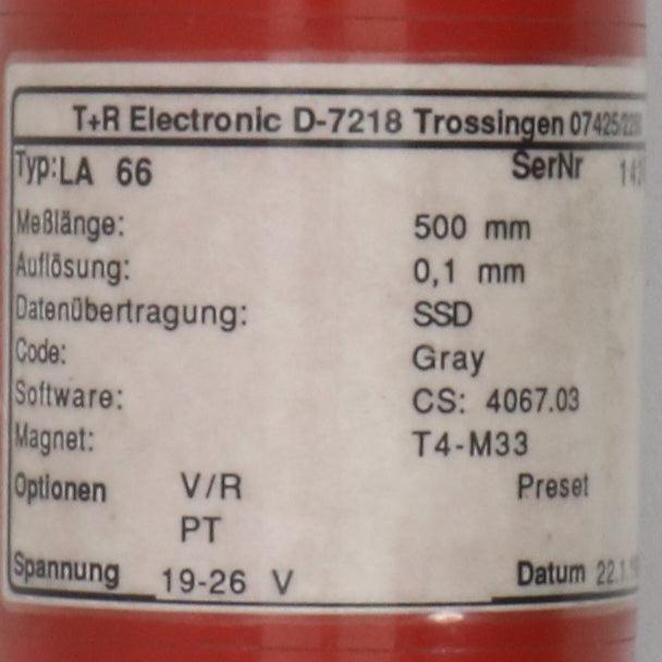 T+R Electronic LA 66 Absolute Linear Encoder-Absolute Linear Encoder-Used Industrial Parts