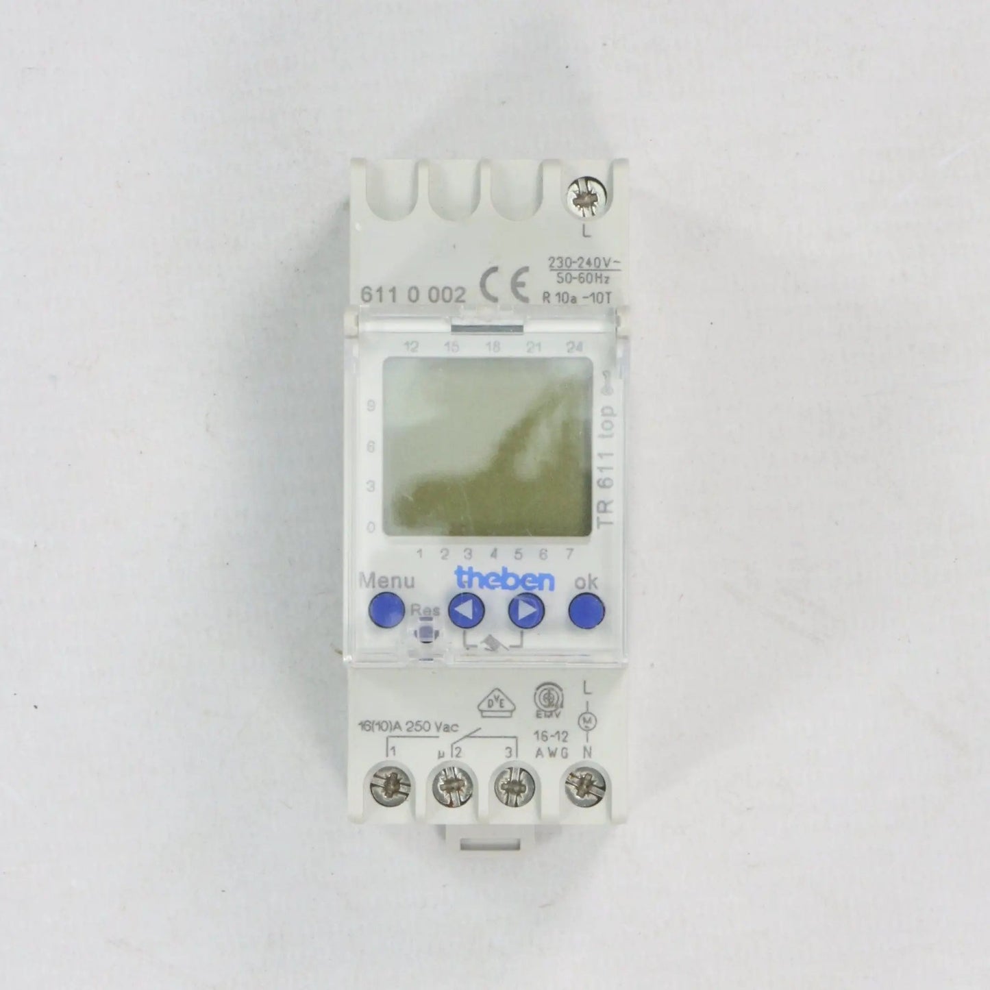 Theben Termina TR 611 Top Time Switch-Digital Time Switch-Used Industrial Parts