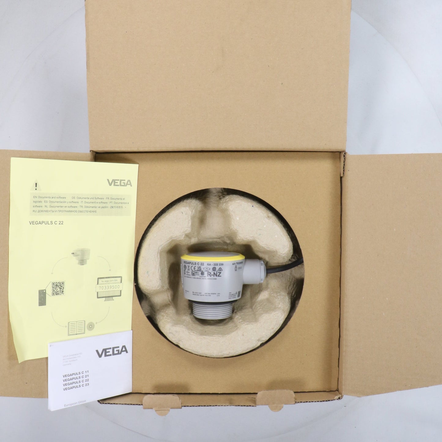Vega Vegapuls C 22 Radar Level Sensor-Radar Level Sensor-Used Industrial Parts