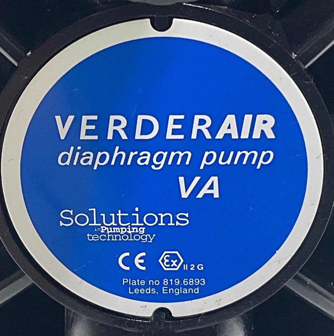Verderair VA 810.6771 Air Operated Double Diaphragm Pump-Air Operated Double Diaphragm Pump-Used Industrial Parts