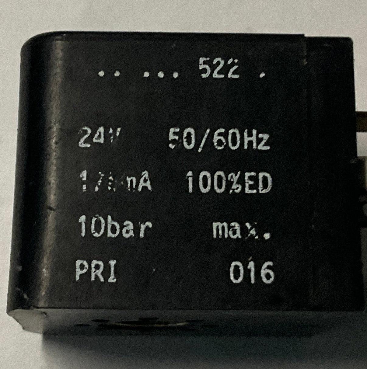 Wabco 522 Solenoid Valve Coil 24V AC-Solenoid Valve Coil-Used Industrial Parts