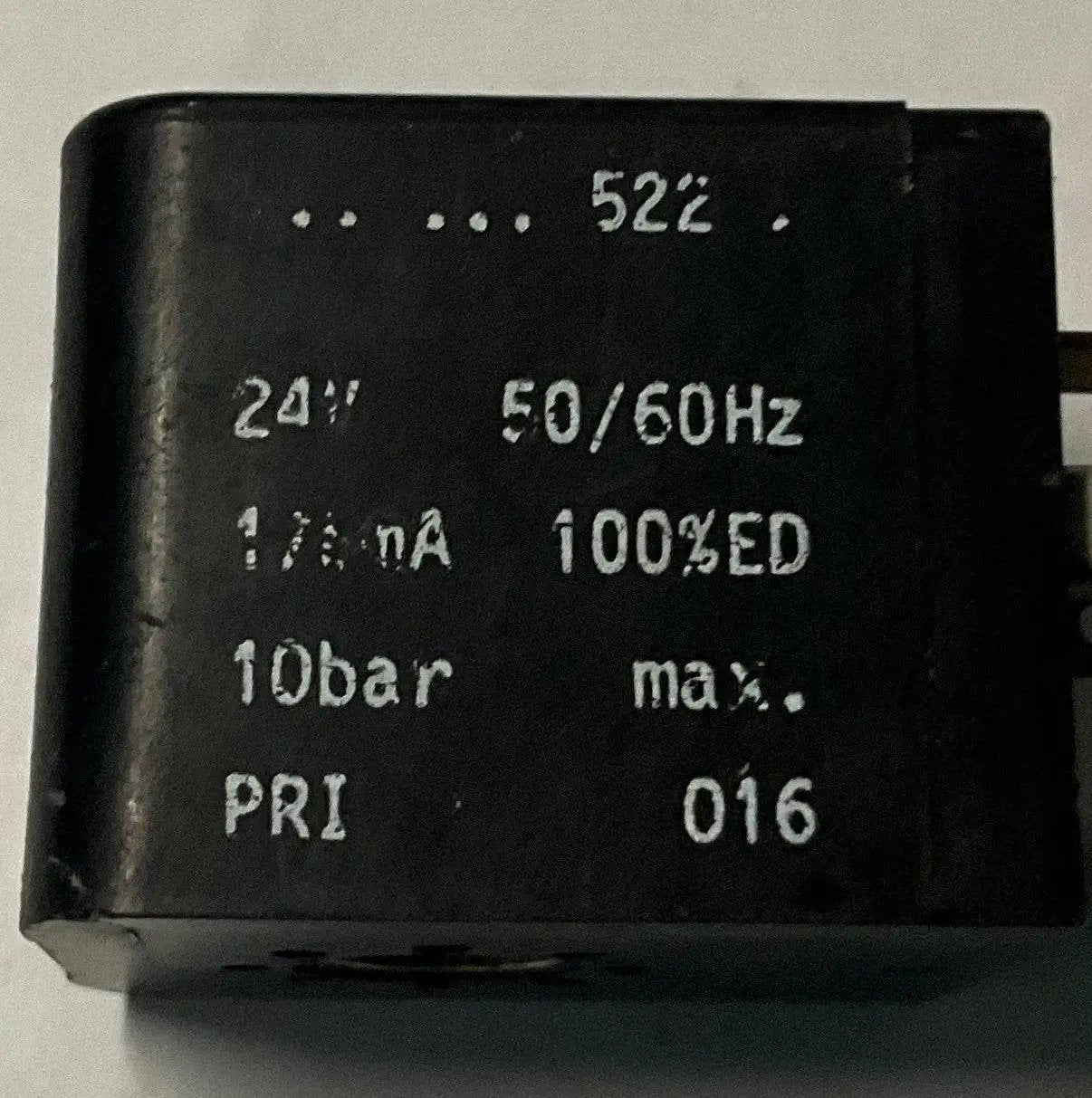 Wabco 522 Solenoid Valve Coil 24V AC-Solenoid Valve Coil-Used Industrial Parts