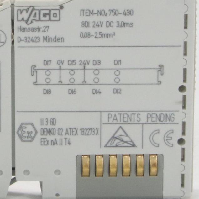 Wago 750 430 Input Module-Input Module-Used Industrial Parts