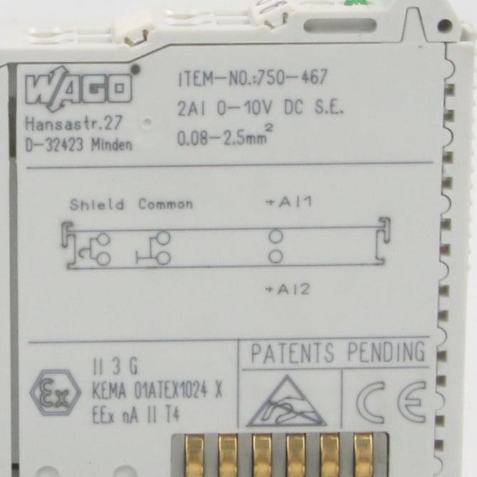 Wago 750 467 Analog Input Module-Analog Input Module-Used Industrial Parts