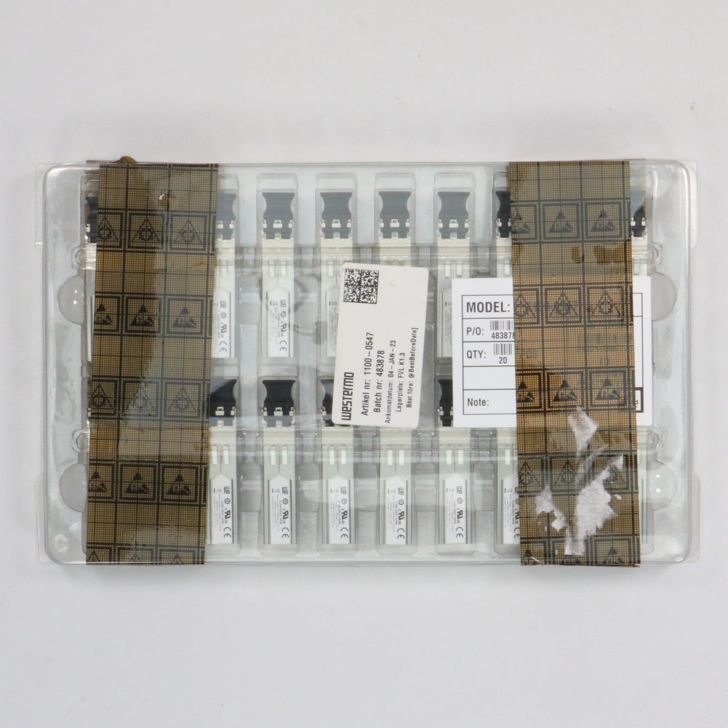 Westermo GMLC2 DDM 1Gbps Multimode SFP Transceiver-Multimode SFP Transceiver-Used Industrial Parts