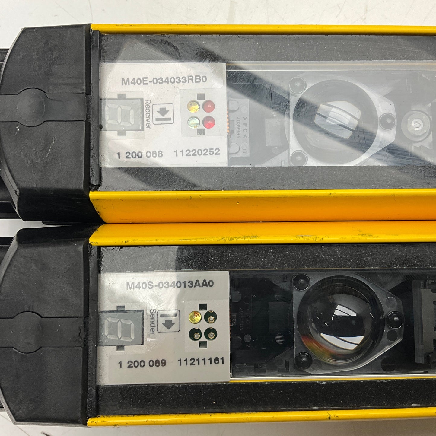 Sick M4000 Advanced Safety Light Curtains - 1 200 068/069-Safety Light Curtain Set-Used Industrial Parts