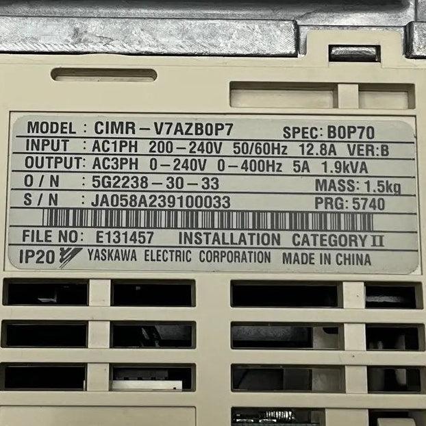 Omron Varispeed 7 CIMR-V7AZB0P7 AC Inverter-AC Inverter-Used Industrial Parts