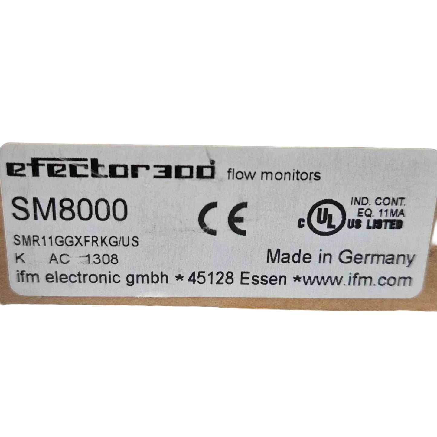 IFM Electronic Magnetic Inductive Flow Meter: IFM Electronic SM8000 Magnetic Inductive Flow Meter