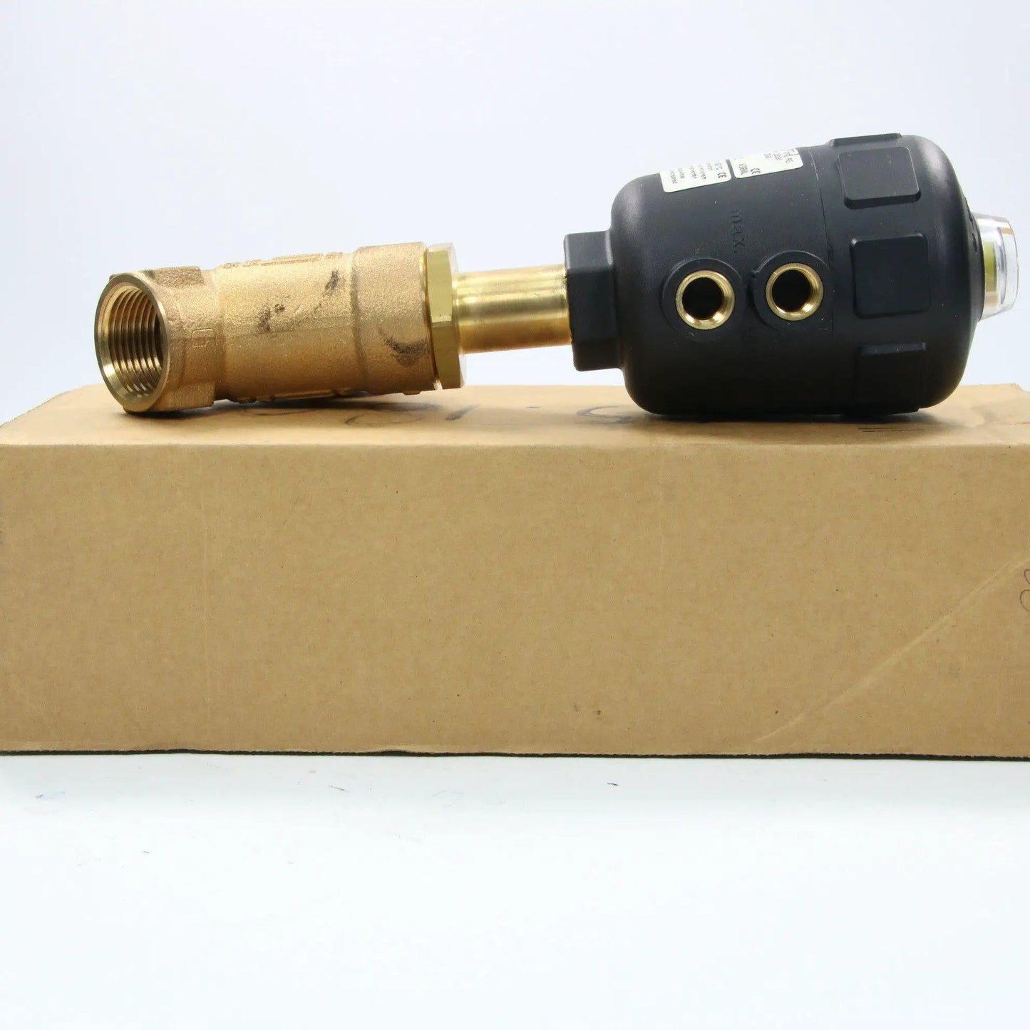Burkert 00186571 W38ML NO Angeld Brass Valve-Industrial-Used Industrial Parts