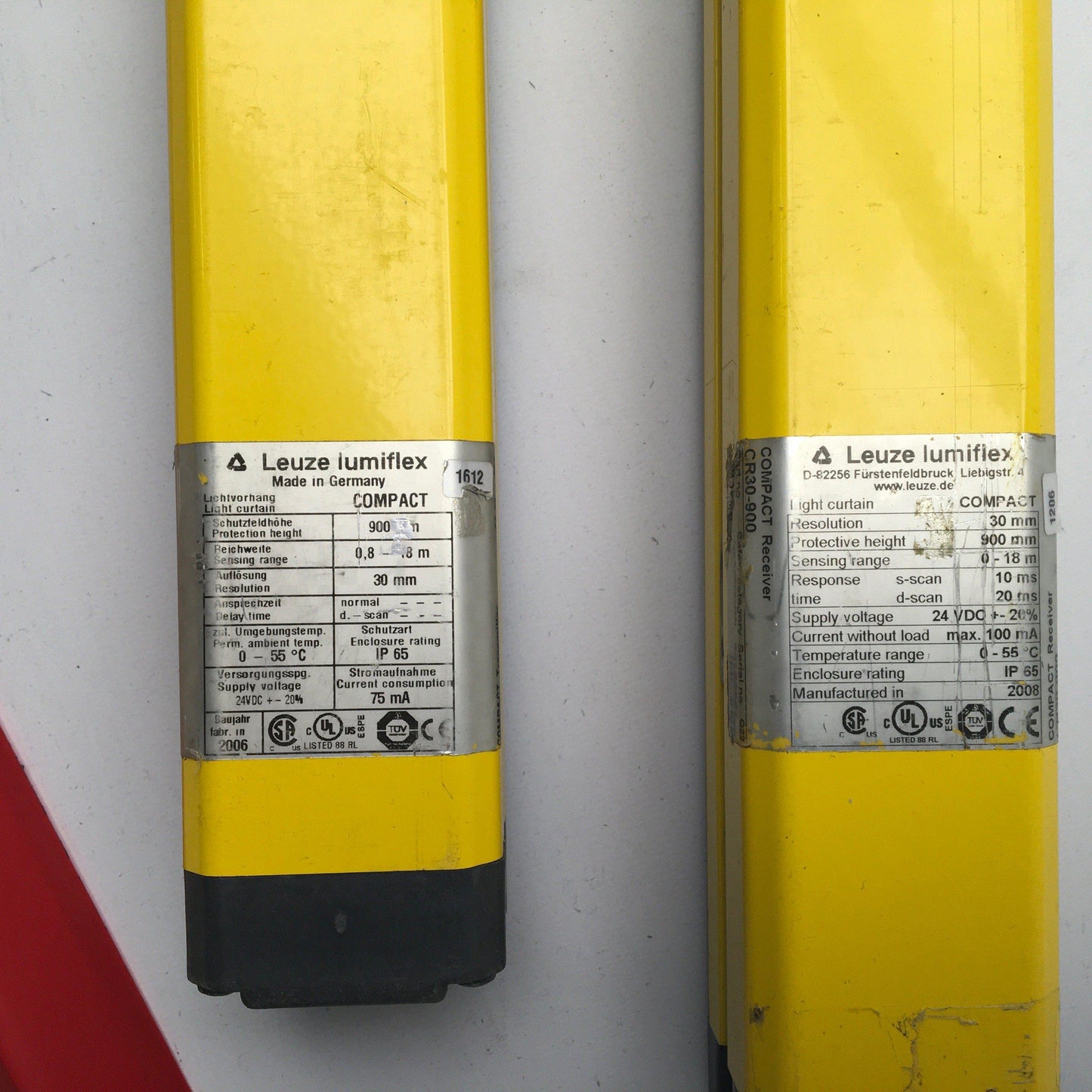 Leuze CR30-900 564309 Light Curtain Receiver-Electric Components-Used Industrial Parts