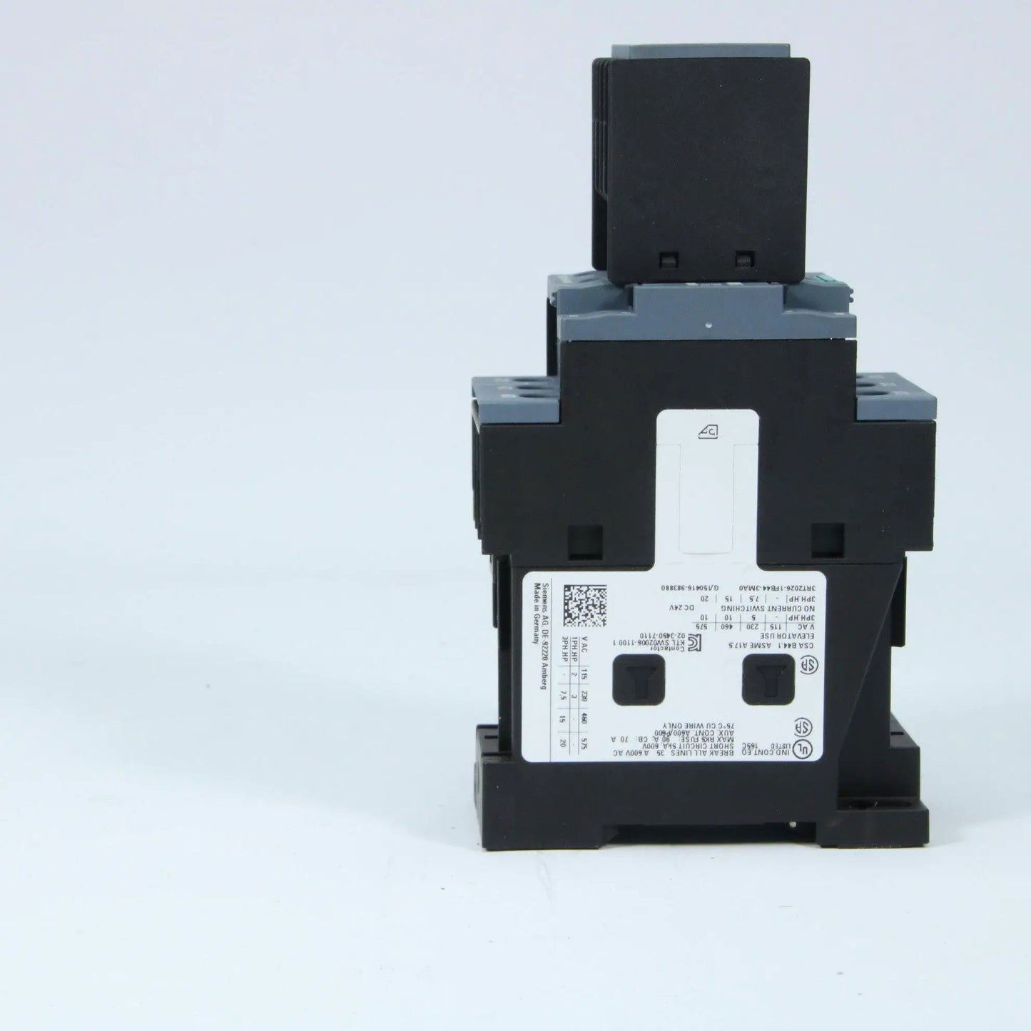 SIEMENS Contactor 3RT2026-1FB44-3MA0-Electric Components-Used Industrial Parts