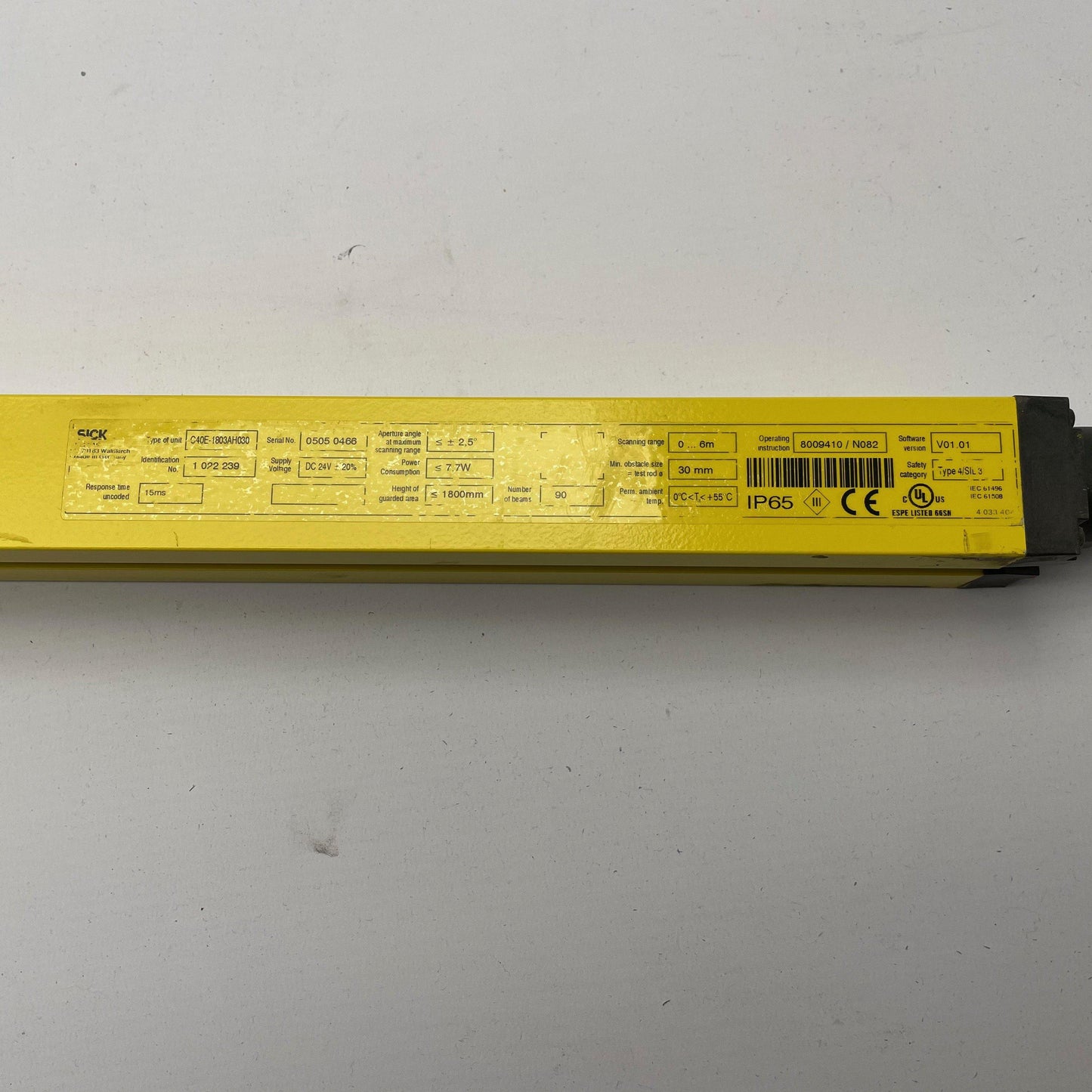 Safe Easy Data Sensor SE4 S3-080-PP-W Set-Electric Components-Used Industrial Parts