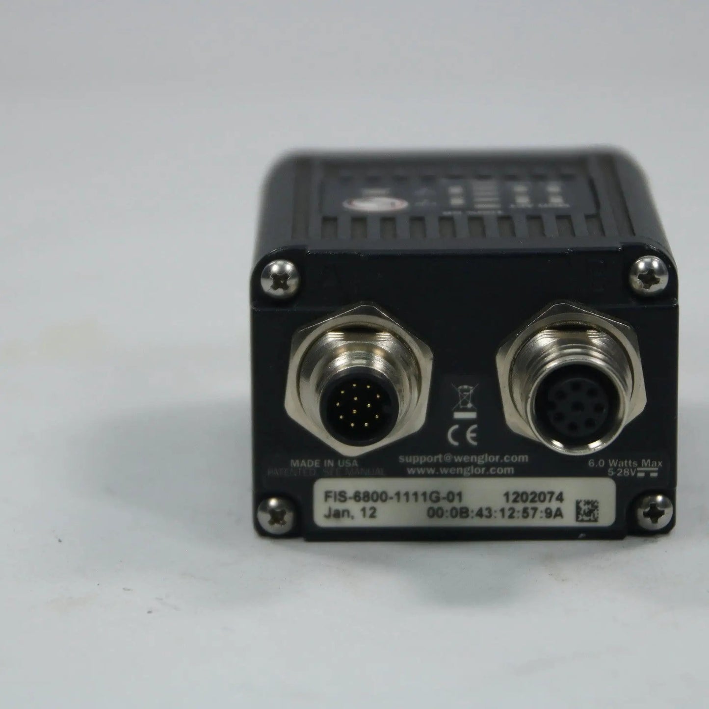 Wenglor CCD barcode scanner-Barcode Scanners-Used Industrial Parts