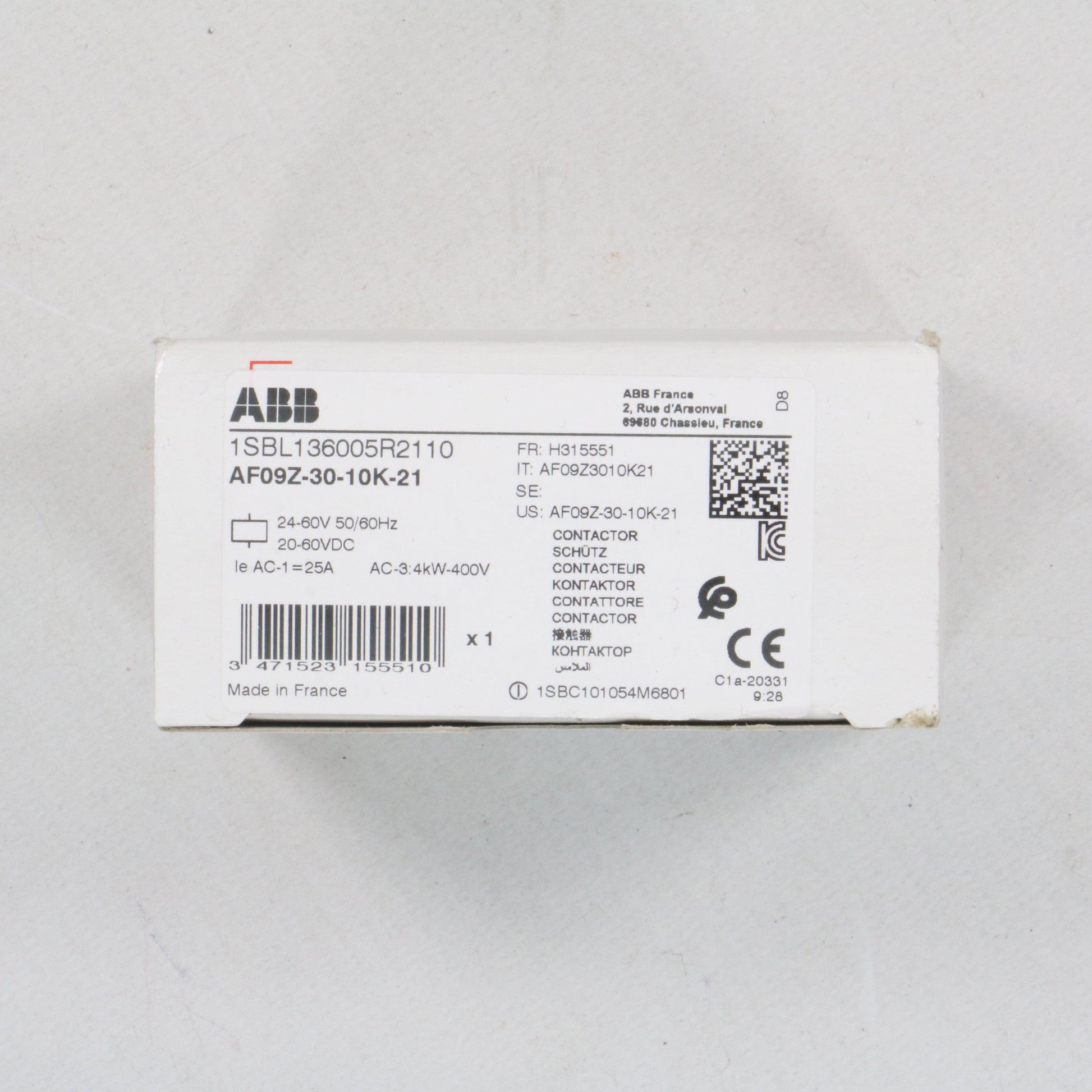 ABB 1SBL136005R2110 Contactor-Contactor-Used Industrial Parts