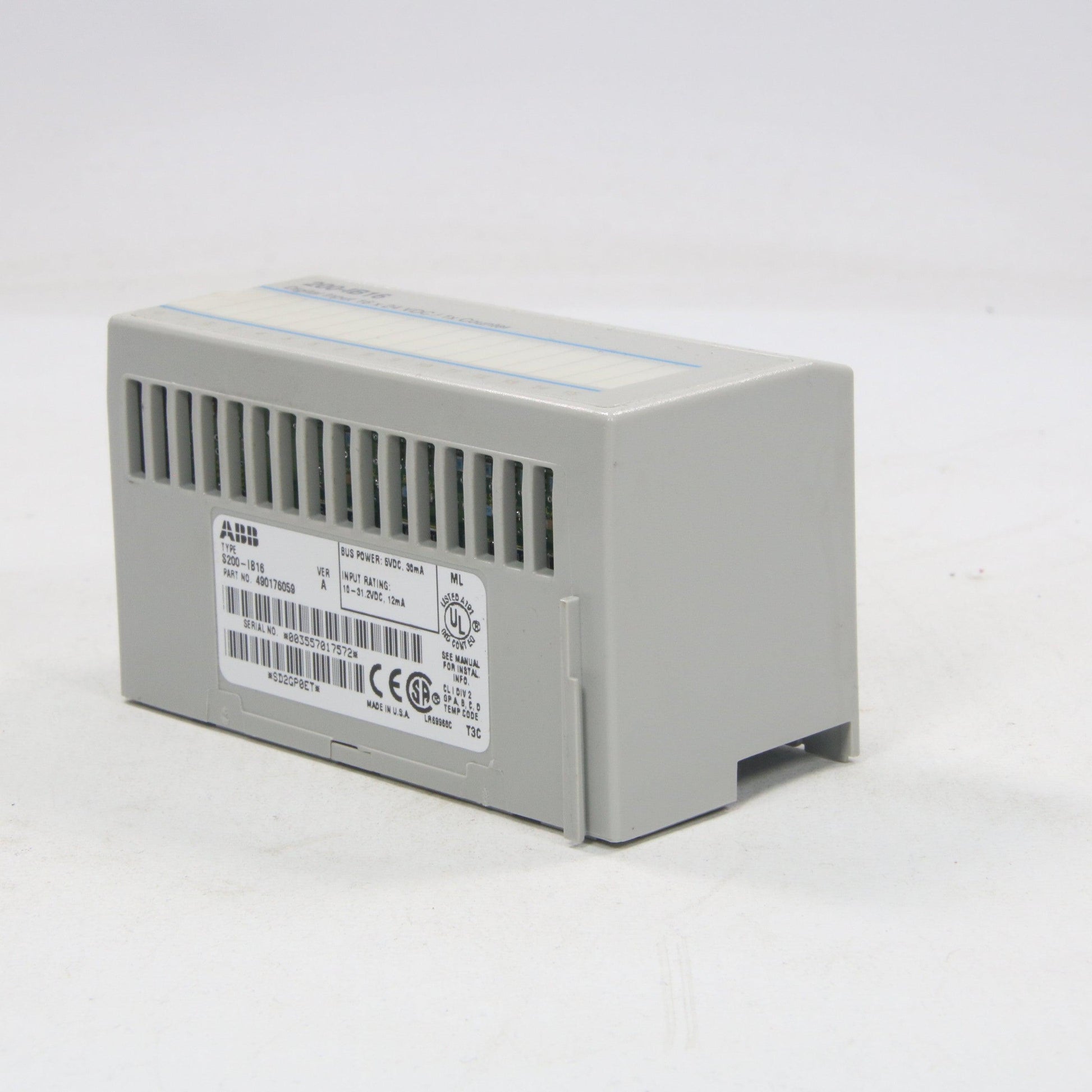 ABB 200-IB16 Digital Input 16 x 24 VDC/1 Counter-Digital Input Module-Used Industrial Parts