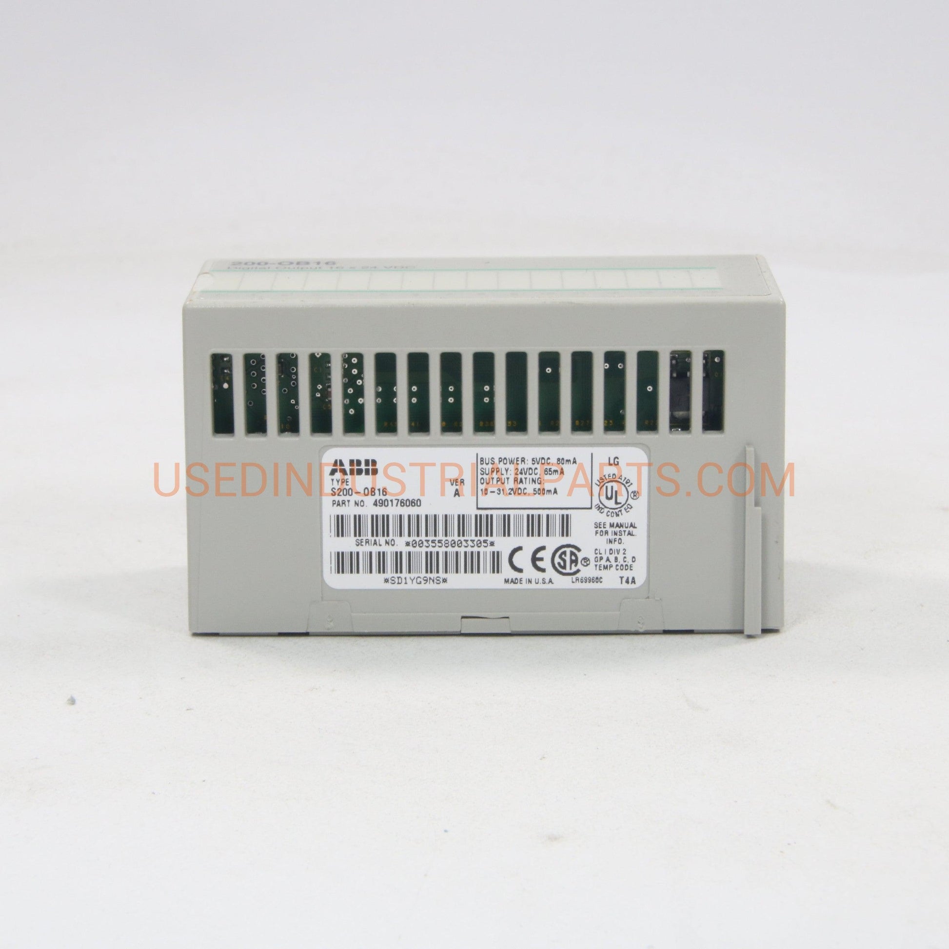 ABB 200-OB16 Digital Output 16 x 24 VDC-Output Module-AA-07-06-Used Industrial Parts