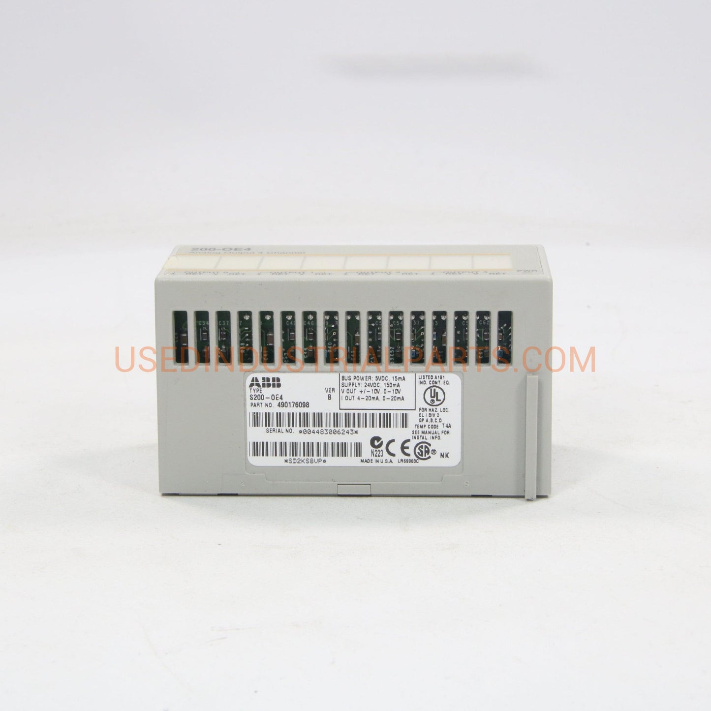 ABB 200-OE4 Analog Output 4 Channel-Analog Output-AA-05-06-Used Industrial Parts