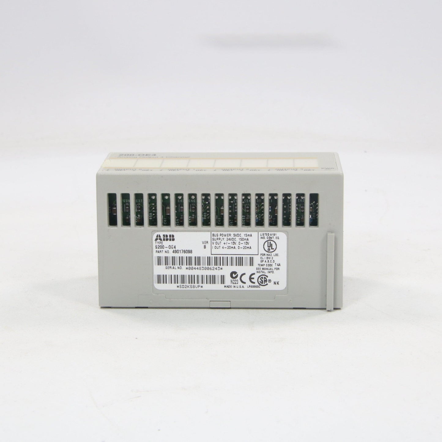 ABB 200-OE4 Analog Output 4 Channel-Analog Output-Used Industrial Parts