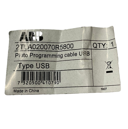 ABB 2TLA020070R5800 Pluto Programming Cable-Pluto Programming Cable-Used Industrial Parts