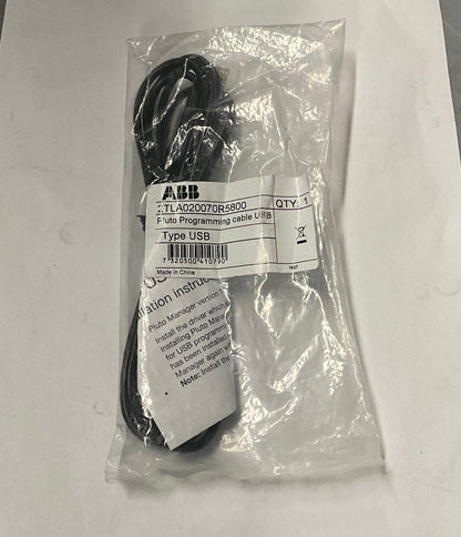 ABB 2TLA020070R5800 Pluto Programming Cable-Pluto Programming Cable-Used Industrial Parts
