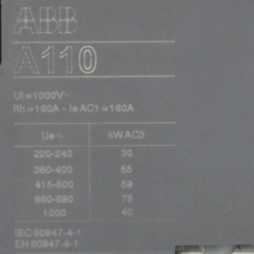 ABB A110 30 Contactor-Contactor-Used Industrial Parts