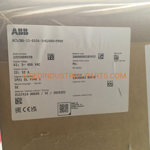 Image of ABB ACS 880 11 032A 3 Regenerative Single Drive-Regenerative Single Drive-EB-02-01-Used Industrial Parts