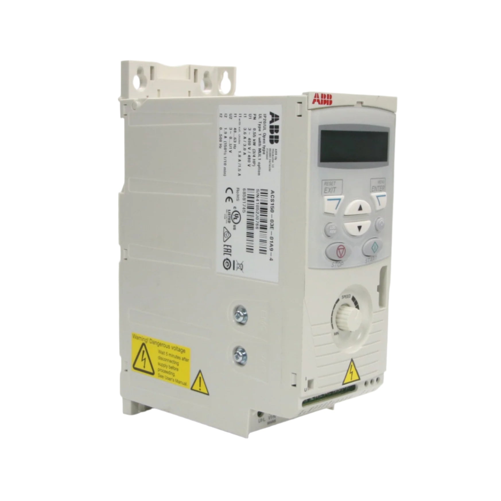 ABB ACS150 03E 01A9 4 Inverter Drive-Inverter Drive-Used Industrial Parts