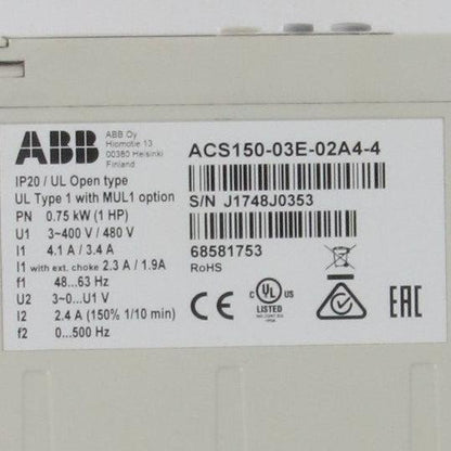 ABB ACS150-03E-02A4-4 Frequency Converter-Frequency Converter-Used Industrial Parts