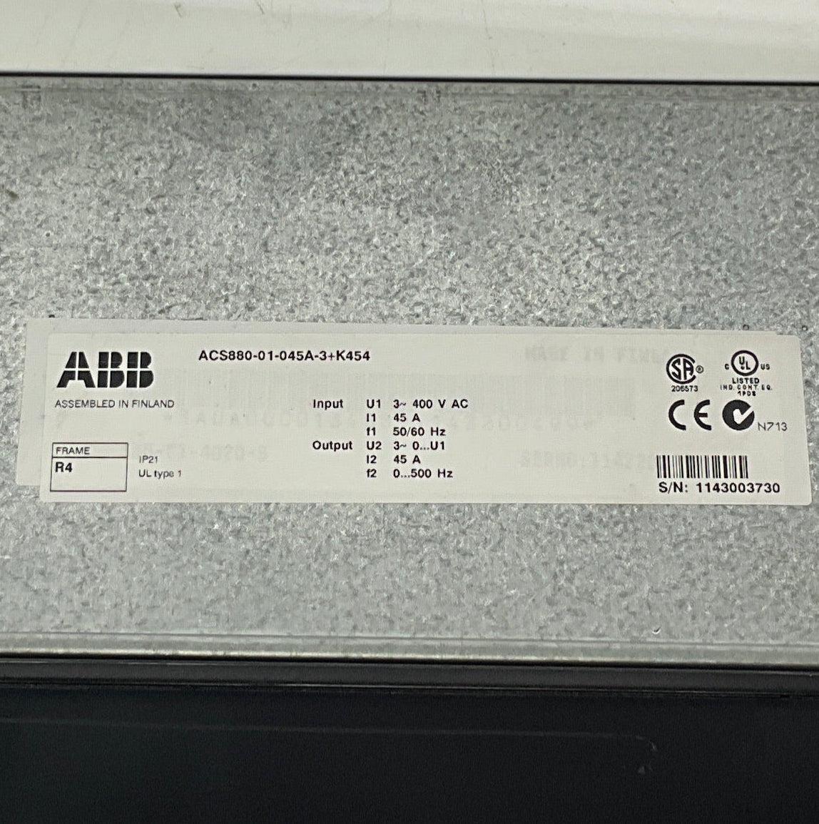 ABB ACS880-01-045A-3 AC Inverter Drive-AC Inverter Drive-Used Industrial Parts