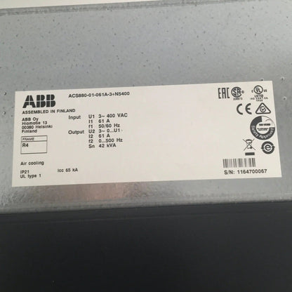 ABB ACS880-01-061A-3 Single Drive-Single Drive-Used Industrial Parts