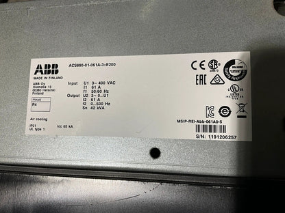 ABB ACS880-01-061A-3 Single Drive-Single Drive-Used Industrial Parts