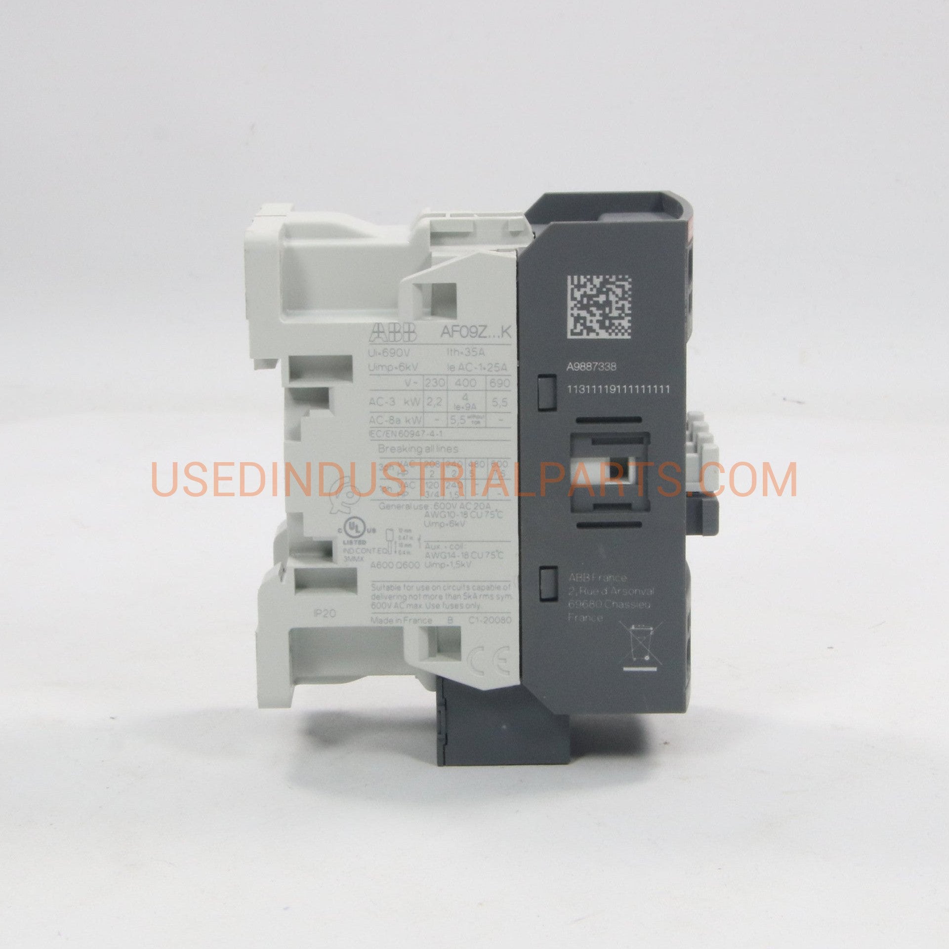 ABB AF09Z 30 10K 21 Contactor-Contactor-CA-06-02-04-Used Industrial Parts