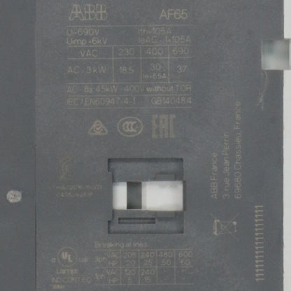ABB AF65 30 00 14 Contactor-Contactor-Used Industrial Parts