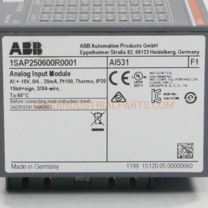 ABB AI531 Analog Input Module-Analog Input Module-CB-02-01-03-Used Industrial Parts