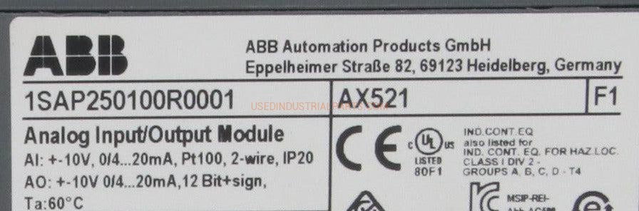 ABB AX521 Analog Input/Output Module-Analog Input/Output Module-AE-01-07-Used Industrial Parts