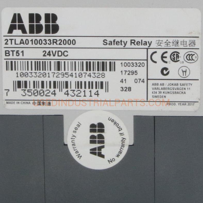 ABB BT51 Safety Relay-Safety Relay-AE-07-06-04-Used Industrial Parts