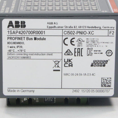 ABB CI502 PNIO XC Profinet Bus Module-Profinet Bus Module-Used Industrial Parts